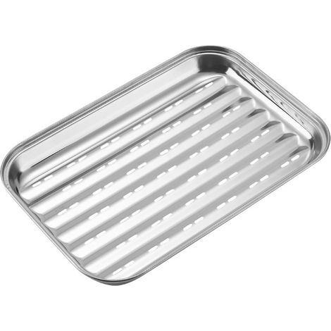 Bac d'égouttage, bac filtrant, plat de service pour barbecue, plateau de conservation pour viande de barbecue