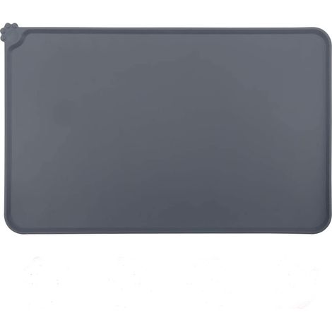 Set de table en silicone pour animaux de compagnie - Gris (1/5)