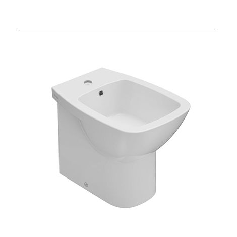 Bidet sur pied en céramique 53x37 cm Globo Daily DA010BI  Blanc - Céramique
