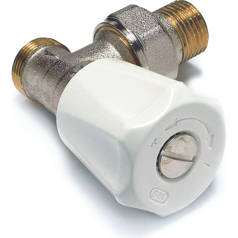 Comap – Robinet manuel équerre à simple réglage pour radiateur – Évolutif thermostatisable – Double étanchéité – M22 – 418704B