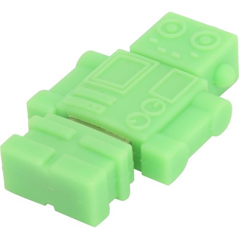 Clé USB 32GB Design Robot Vert - Stockage Rapide en Gros pour Données