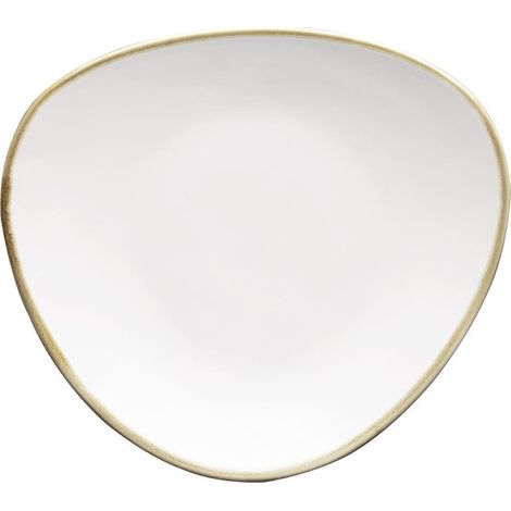 Assiettes Triangulaires Couleur Craie Kiln 280mm (Lot de 4) - Ref FB985 - Olympia (1/5)