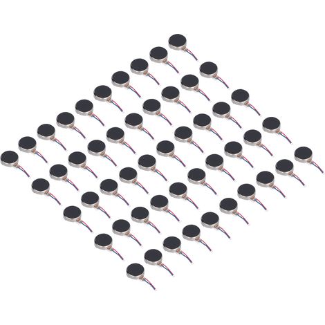 50 mini moteurs vibrants CC 3 V 10 x 2,7 mm, anti-interférences, petits, légers et silencieux. (1/5)