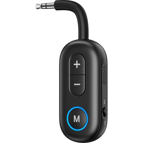 Adaptateur Bluetooth 5.4 - Émetteur Et Récepteur Audio - Mode Double TX RX - Latence Réduite - 14 H Autonomie RX - Compatible AUX Universel - Charge USB Type-C (1/5)