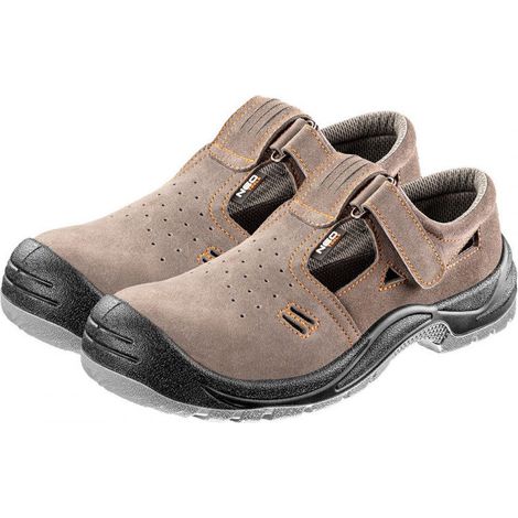 Sandales de travail en daim, S1 SRC, taille 45 (1/2)