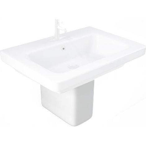 Resort bianco alpino semicolonna lavabo REPD00002 (1/3)