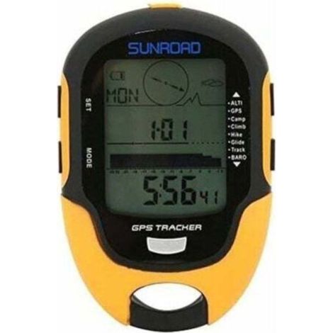 Altimètre GPS Multifonctionnel FR510 Altimètre de Navigation GPS Extérieur Compas Instrument de Mesure de l'Humidité de la Température
