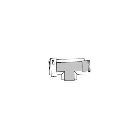 Vaillant Curva a 87 gradi a condensazione, PP, 80/125 mm, con pulizia, 303217