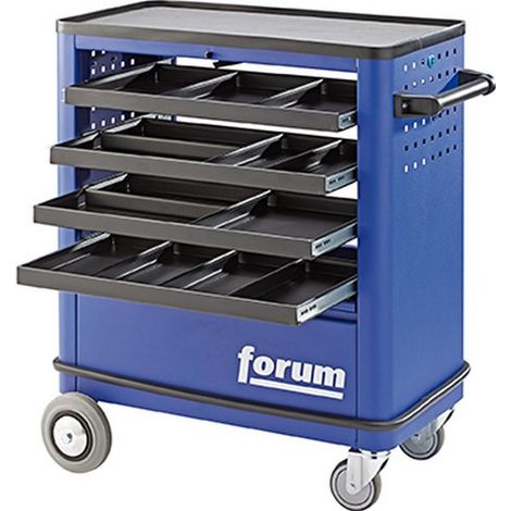 Carrello Portautensili Con Quattro Cassetti, Dimensioni L X L X A: 625 X 400 X 930 Mm, Peso 45 Kg