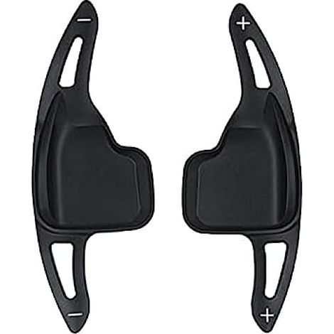 Gear Shift Paddle, for BMW F30 F31 F32 F10 F20 F15 F16 X1 X3 X4 X5 X6 1 2 3 4 5 6 7 Aluminum Steering Wheel Paddle Extension, Black