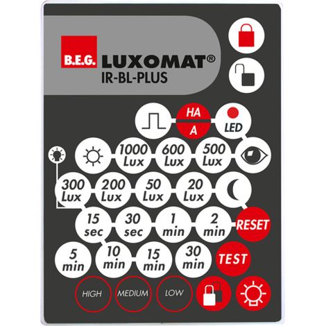 IR-BL-PLUS télécommande à infrarouge pour détecteurs BL-plus LUXOMAT 93406