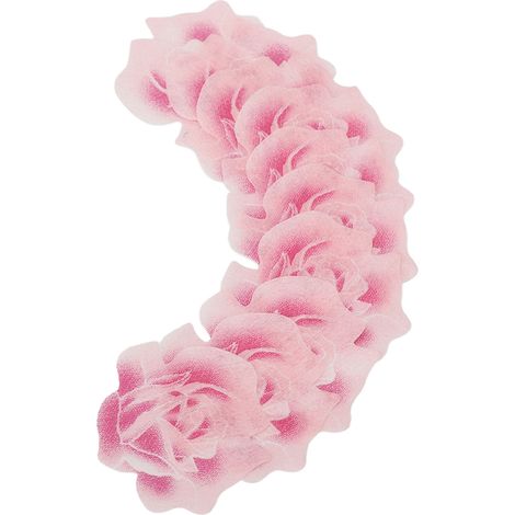10 masques faciaux jetables en papier à motif rose, à faire soi-même (1/5)