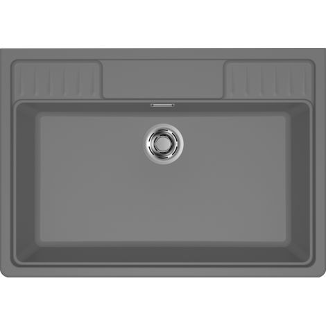 Elleci SPAZIO 900. Tipo di lavello: Lavello montato su piano, Forma del lavandino: Rettangolare, Materiale del lavandino: Keratek. Larghezza: 900 mm, Lunghezza: 635 mm, Profondità: 200 mm - LKS90099
