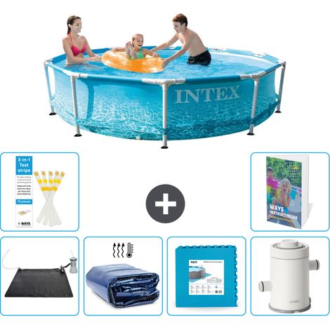 Frame Pool Rund - 305x76 cm - 7-teilig S166