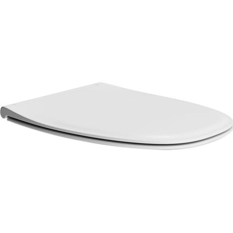 Abattant WC MODO, Soft Close, Quick Release, blanc mat (1/2)