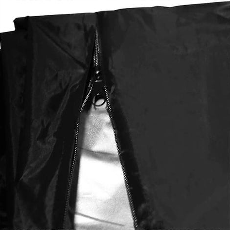 Tente de rangement pour vêtements, tjockt slitstarkt Oxford-tyg avec étiquette pour les meubles de jardin ou le julgran, noir 122x39x55cm 1223955CM