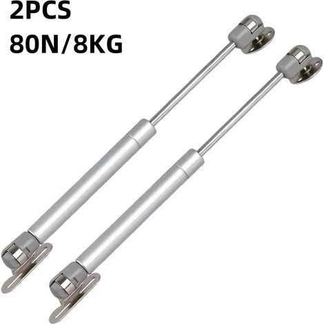 (argent 8KGX2) Charnière à ressort à gaz pour armoire, âme en cuivre, support de levage de porte, charnières hydrauliques pour portes de placards de cuisine, quincaillerie (1/5)