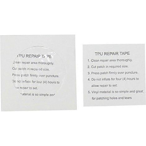 1/10 pièces de ruban adhésif de réparation pour tente, patch imperméable transparent en TPU, autocollant, pour jouets aquatiques, camping, roue de réparation universelle gonflable