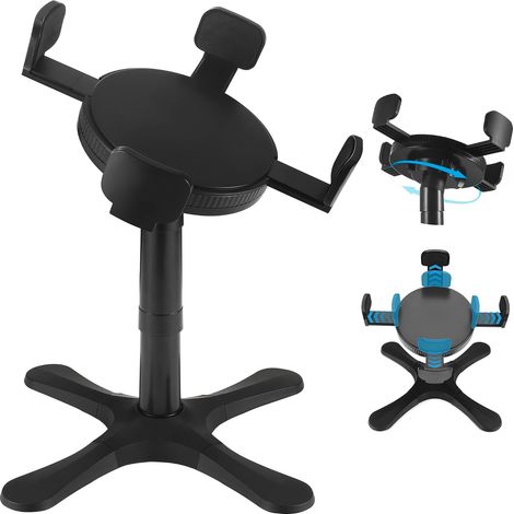 Soporte elevado ajustable, 3 alturas, diseño inclinado, ancho ajustable, para perros de todas las razas. (1/5)