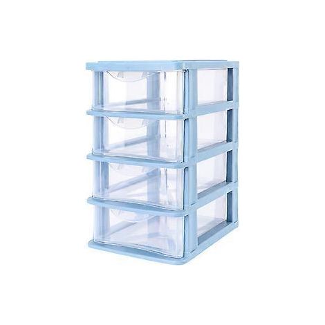 1 Stück Schreibtisch-Aufbewahrungsbox, Schubladentyp, transparente Kosmetikbox