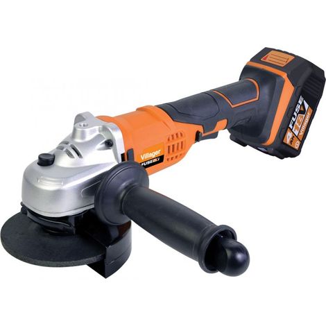 Amoladora angular Villager VLN 4320 1BSC, 18 V, 115 mm, 8000 rpm, 4 Ah.