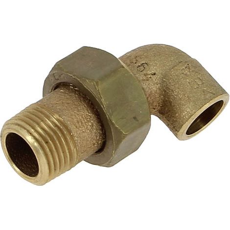Coude union fer/cuivre 98 GCU à souder Ø14 Mâle 1/2