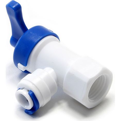 Osmose Robinet Adaptateur 12,7 mm Filetage fém. Réservoir Alimentation Cuve d’eau Valve Bypass (1/3)