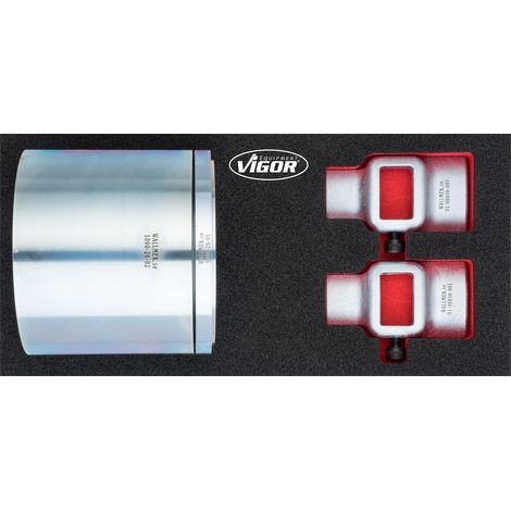 VIGOR Lager-Nabenschalen Satz, mit Radlager-Fixierung, 4-tlg., Anzahl Werkzeuge: 4 (1/2)
