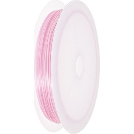 Cordino elastico rosa
