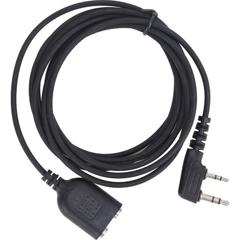 Kit oreillette talkie-walkie rallonge mâle-femelle 2 broches pour Baofeng UV-5R BF-888S (1/5)
