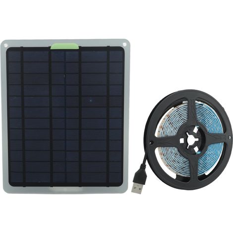 5V IP65 20W LED-Solar-Pflanzenlampe mit voller Lichtstärke für Garten- und Gewächshauspflanzen (1/5)