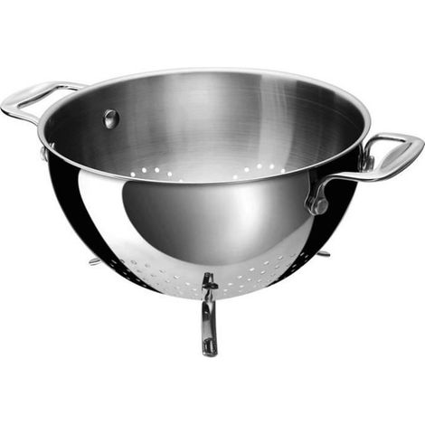 Passoire sur pied BEKA Chef en inox 18/10 Ø 22 cm H 14 cm 3 pieds (1/2)