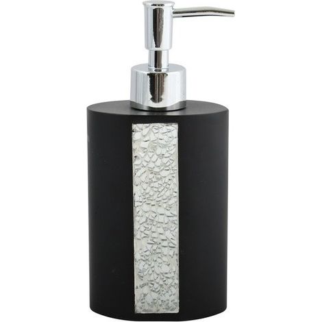 Distributeur de savon Polyrésine LUANDA Noir MSV (1/2)