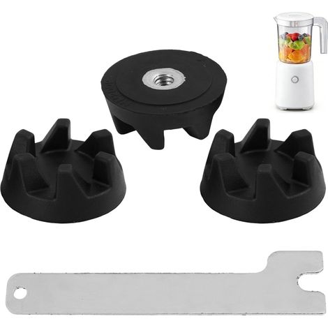 3 PCS Coupleur, Métal et Caoutchouc, Clé Incluse, pour Blenders KSB52 KSB5