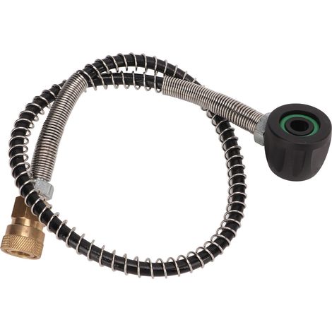 DIDEEP Pompe de Plongée Tube Yoke en Alliage d'Aluminium 8mm pour Bouteille de Plongée et Accessoire de Gonflage pour Snorkeling