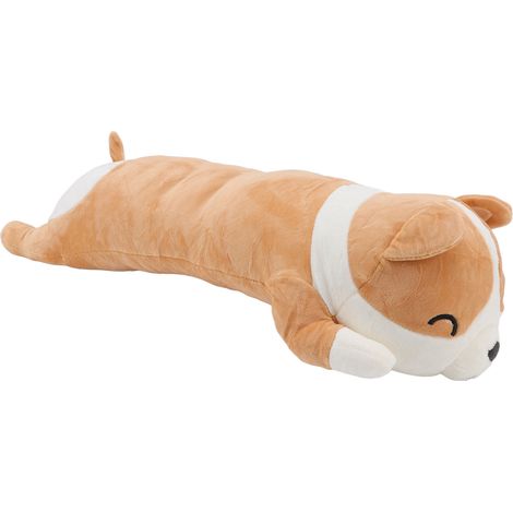 Oreiller Peluche Chien Doux Anti-Stress - Coussin Élastique Texture Fine Jouet Mignon (1/5)
