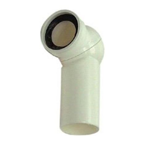 ABU Coude WC réglable 110mm 0 90° réglable blanc (1/2)