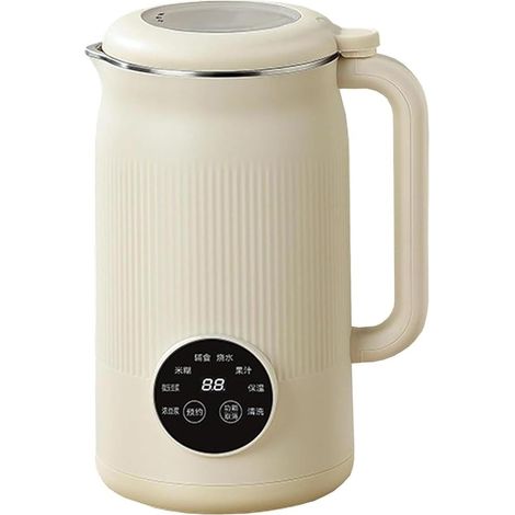 Machine à lait de soja, machine à pâtes de riz, mixeur à jus de fruits, bouilloire, fonction autonettoyante, maintien au chaud, compact, idéal pour les familles (1/5)