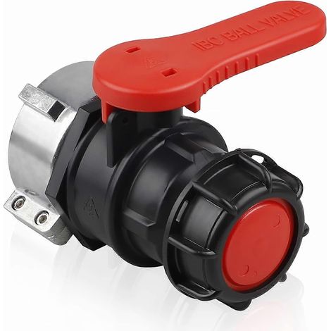 Adaptateur pour réservoir IBC, robinet/vanne de réservoir, DN50 (75 mm) (1/5)