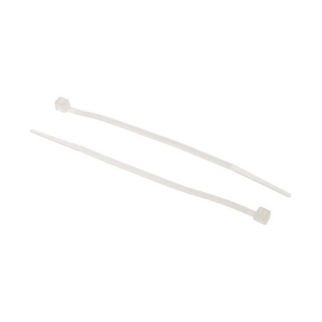 Serre-câble RS PRO 203mm x 2,5 mm Naturel en Nylon 66, x 250 ( Prix pour Sachet de 250 )