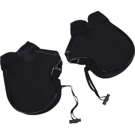 de Guidon Coupe-Vent 2 Pièces de Guidon Poignée Imperméabilisante Thermiques pour Temps Froid Manchon Chauffant d'hiver Manchons de VTT Manchons de Poignée de Motoneige (1/4)