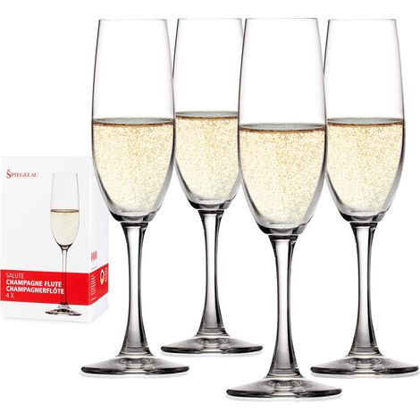 Verre en Cristal, Salute, Transparent, 4 x 210 ML (1/5)