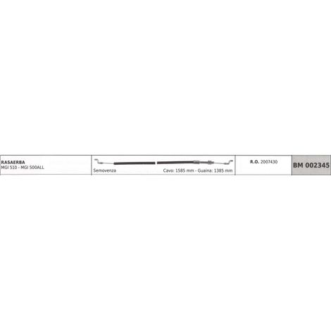 Cavo semovenza SANDRIGARDEN rasaerba MGI510 MGI500ALL cavo 1585mm guaina 1385mm