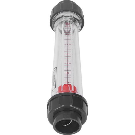 Flüssigkeitsrohr-Durchflussmesser, hochpräzise, transparente Kunststoffrohre, 1,2–12 m³/h (1/5)