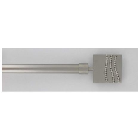Essentiel Kit Tringle Embout Strassargent210a380cm - Essentiel