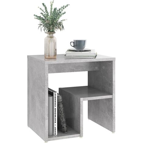 Table de chevet Gris béton 40x30x40 (1/5)