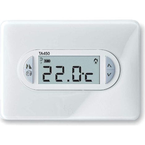 Termostato Digitale A Parete Bianco Bpt TA/450