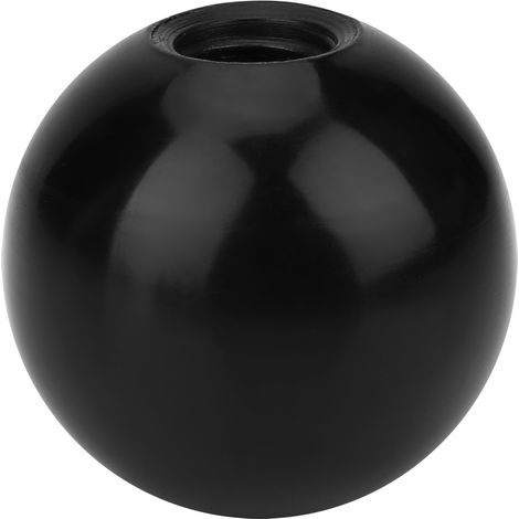 6 schwarze Kugelgriffe mit M12-Gewinde und einem Durchmesser von 40 mm für Werkzeugmaschinen (1/5)