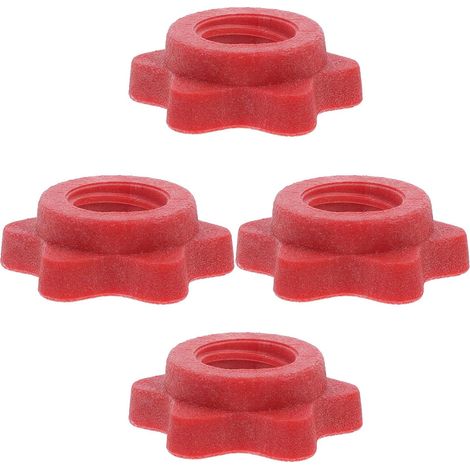 Colliers de serrage pour barres musculation 25 cm, écrous (1/5)