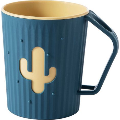 Porte-brosse à dents avec encoche pour brosse à dents, Design créatif, tasse de bain de rangement en plastique (1/5)